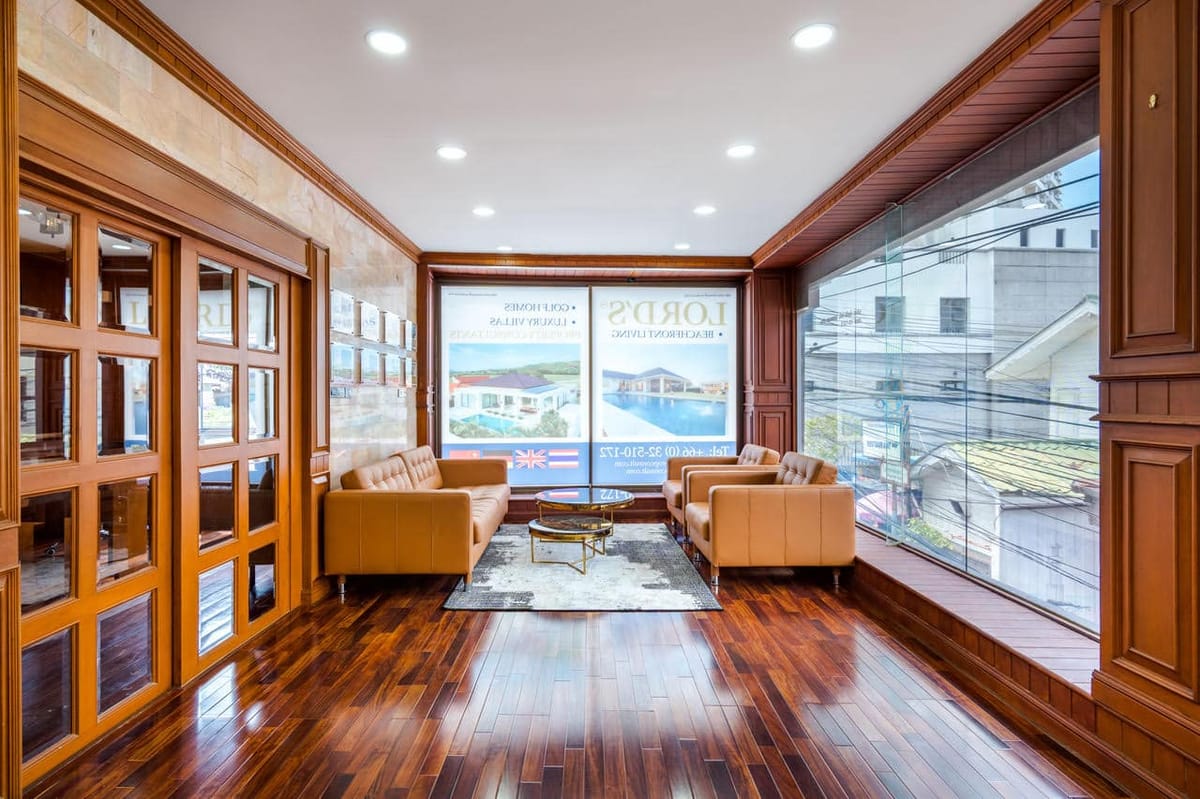 Meeting room on the second floor of the Lord's Property Consultants office