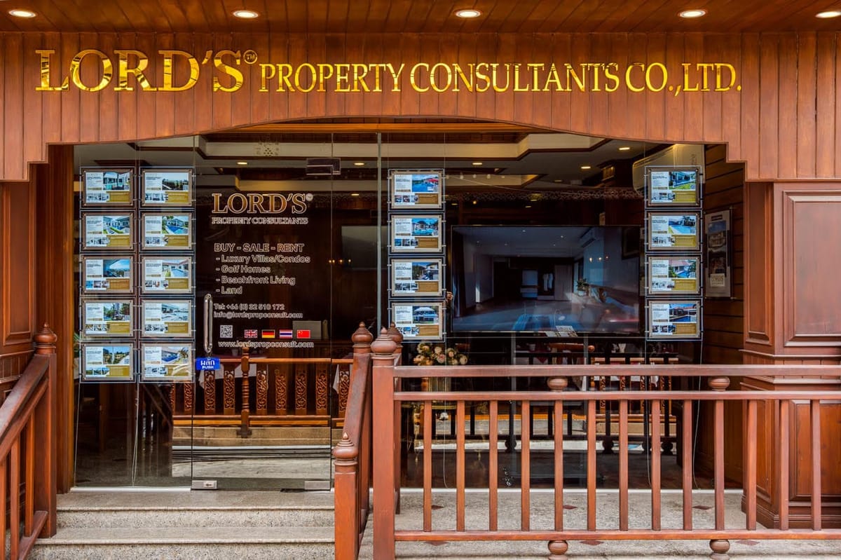 Entrance to the Lord's Property Consultants office