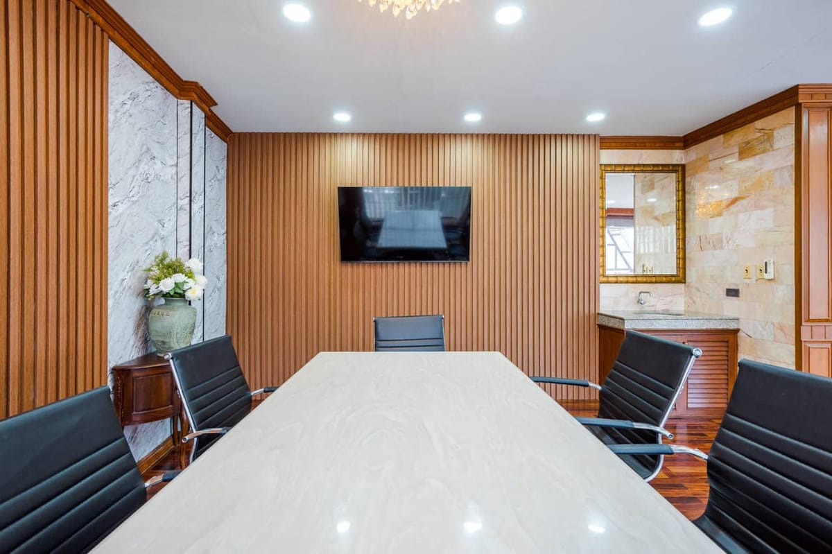Conference room at the Lord's Property Consultants office