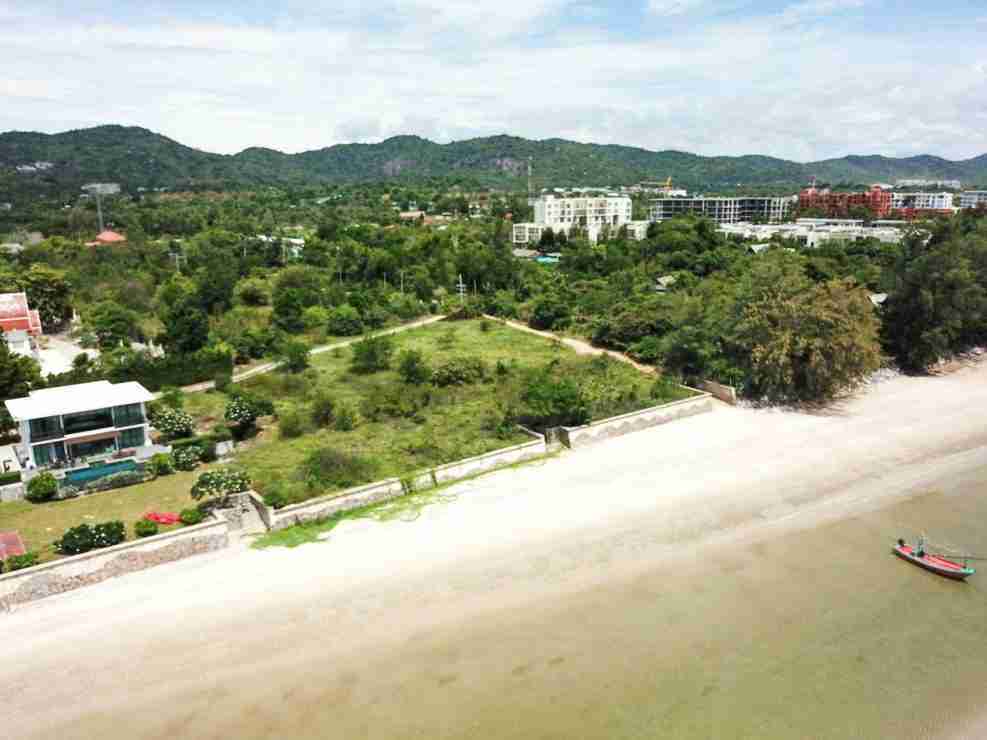 14750 sq.m Rare Beachfront Development Land for Sale in Khao Tao, Hua Hin South