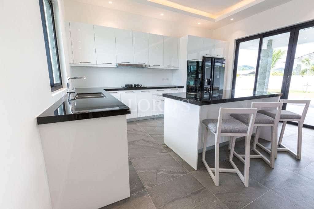 Modern kitchen with sleek design