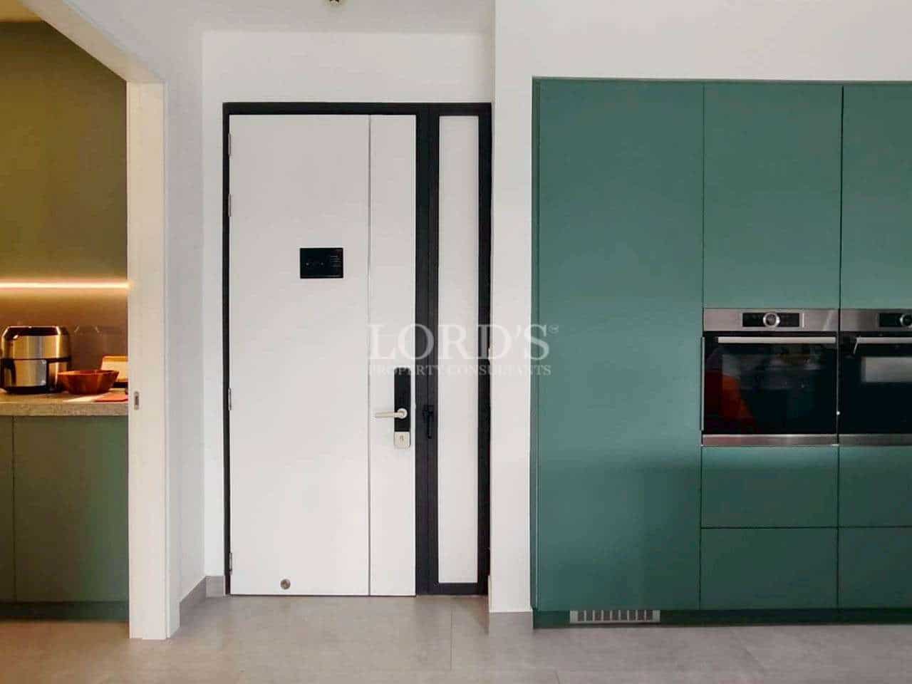 Modern kitchen with sleek cabinetry