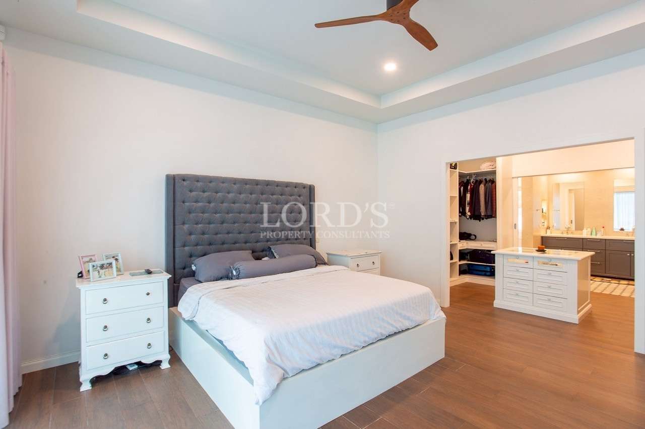 Spacious master bedroom with walk-in closet and ensuite bathroom