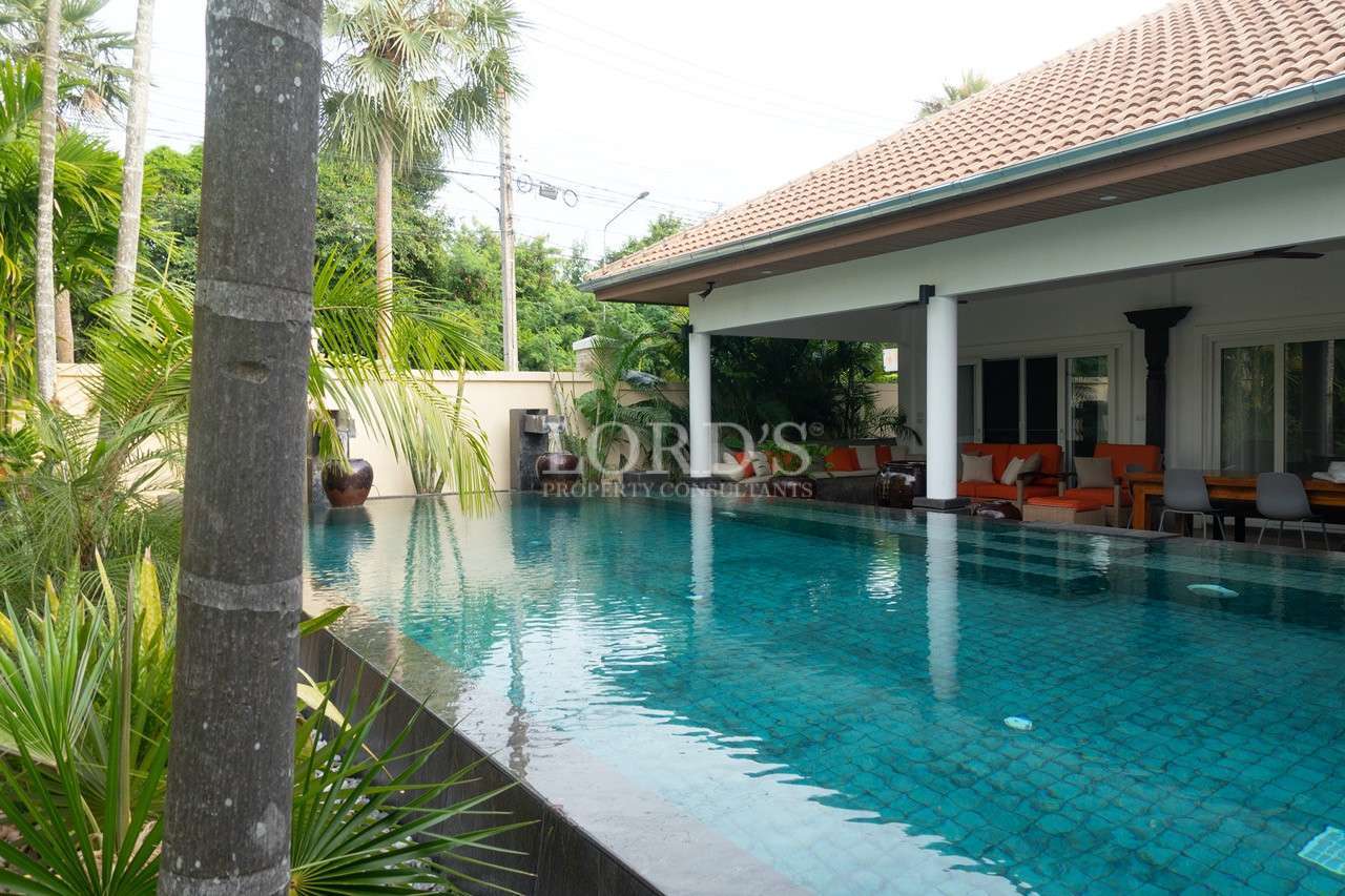 Rented!!! – Elegant 3-Bedroom Pool Villa With Office In Orchid Palm Homes 4 Soi 88
