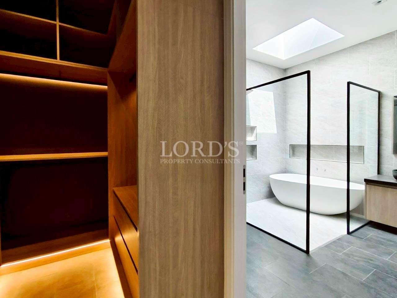 Wooden wardrobe entrance hallway