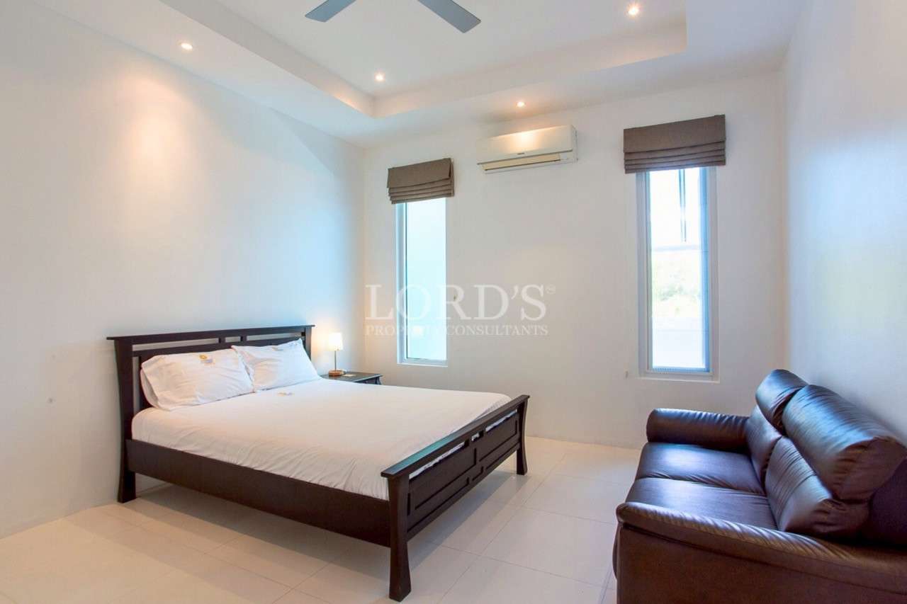 Modern bedroom with minimalist design