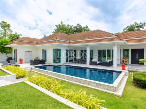 Modern villa with pool and garden