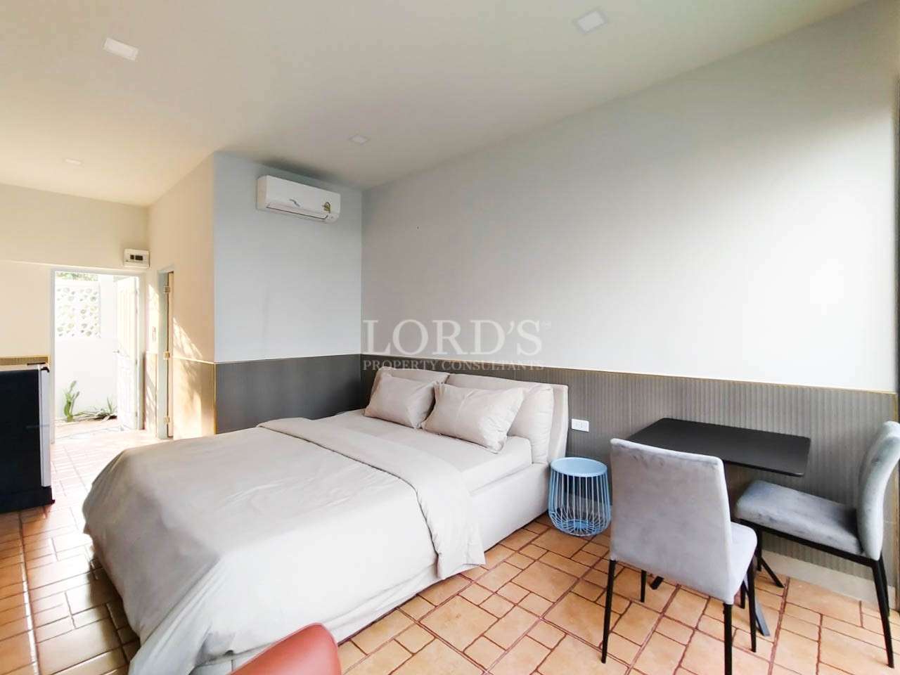 Modern bedroom with minimal decor