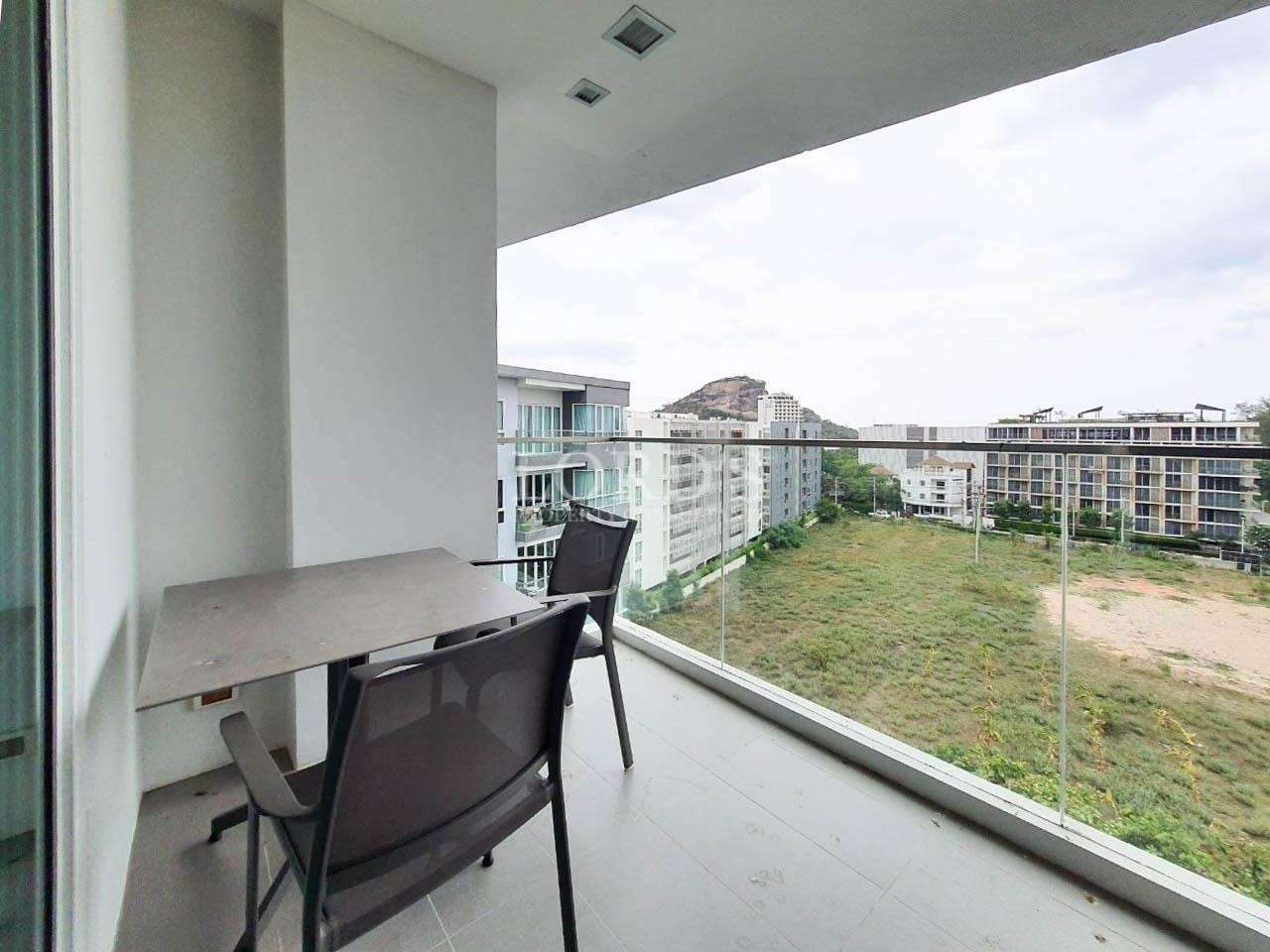 Balcony with seating and outdoor view