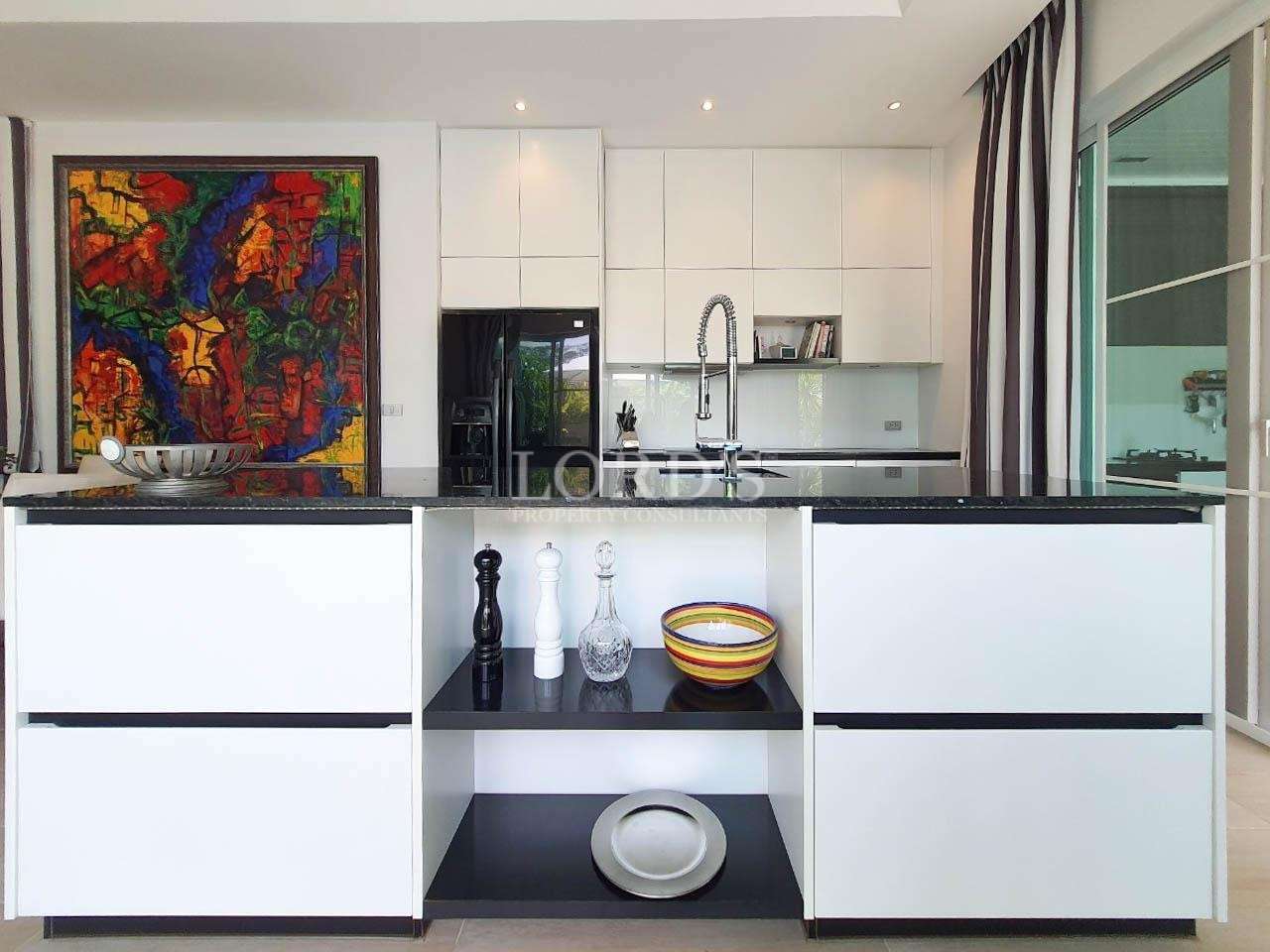 Kitchen with cabinets and clean layout