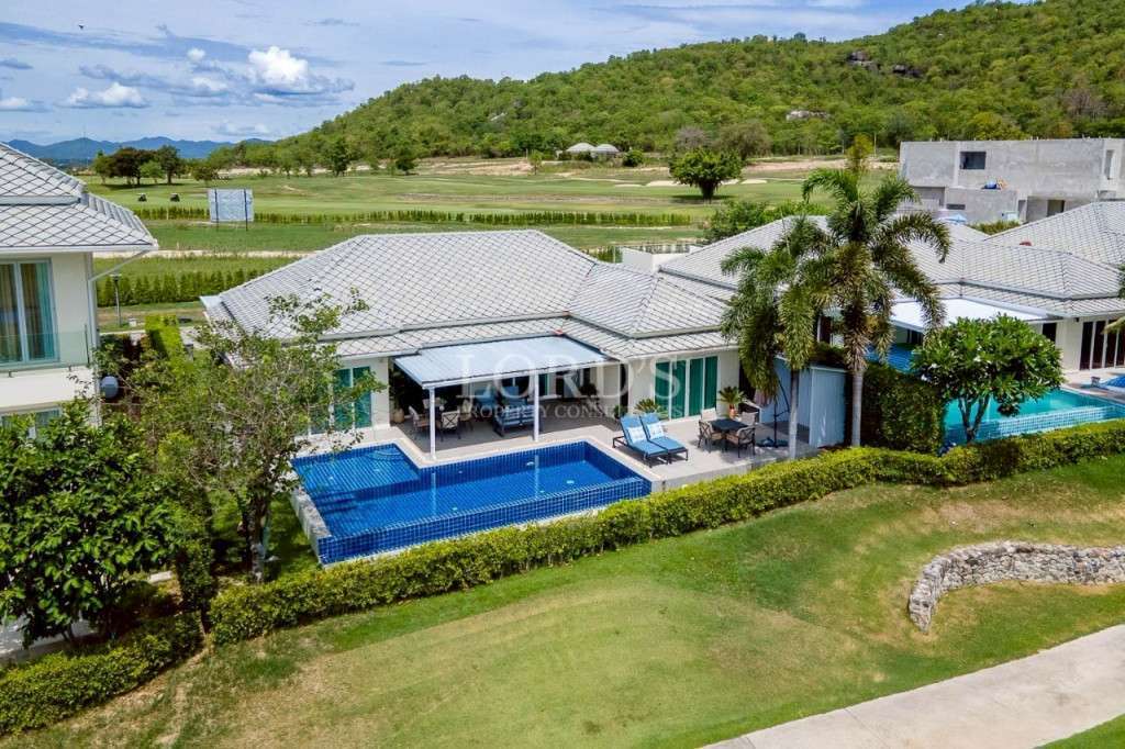 SOLD!!! Luxury Pool Villa on the 2nd Fairway of Black Mountain West Golf Course for Sale - Hin Lek Fai, Thailand