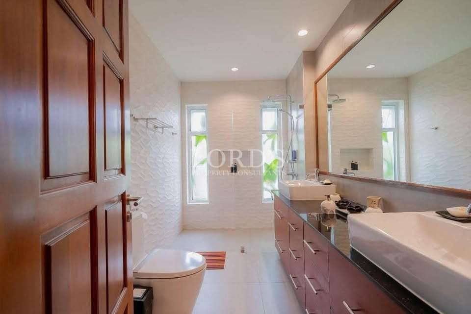 Bathroom with bathtub and sink