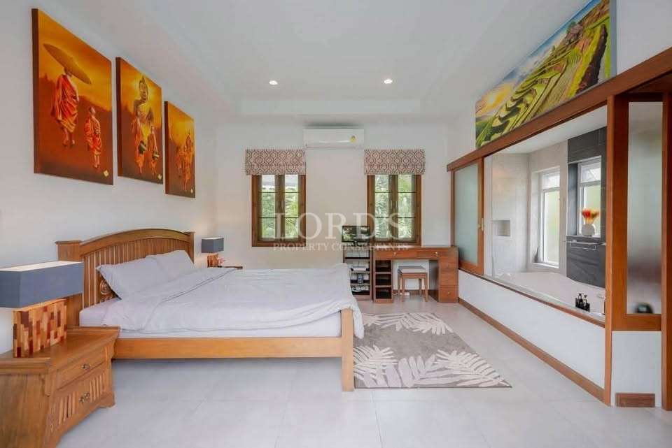 Bedroom with bed and window