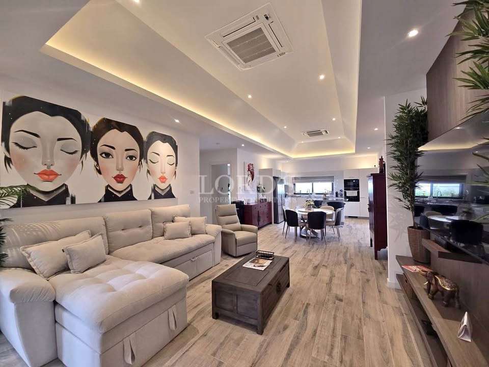 Modern living room with elegant decor.