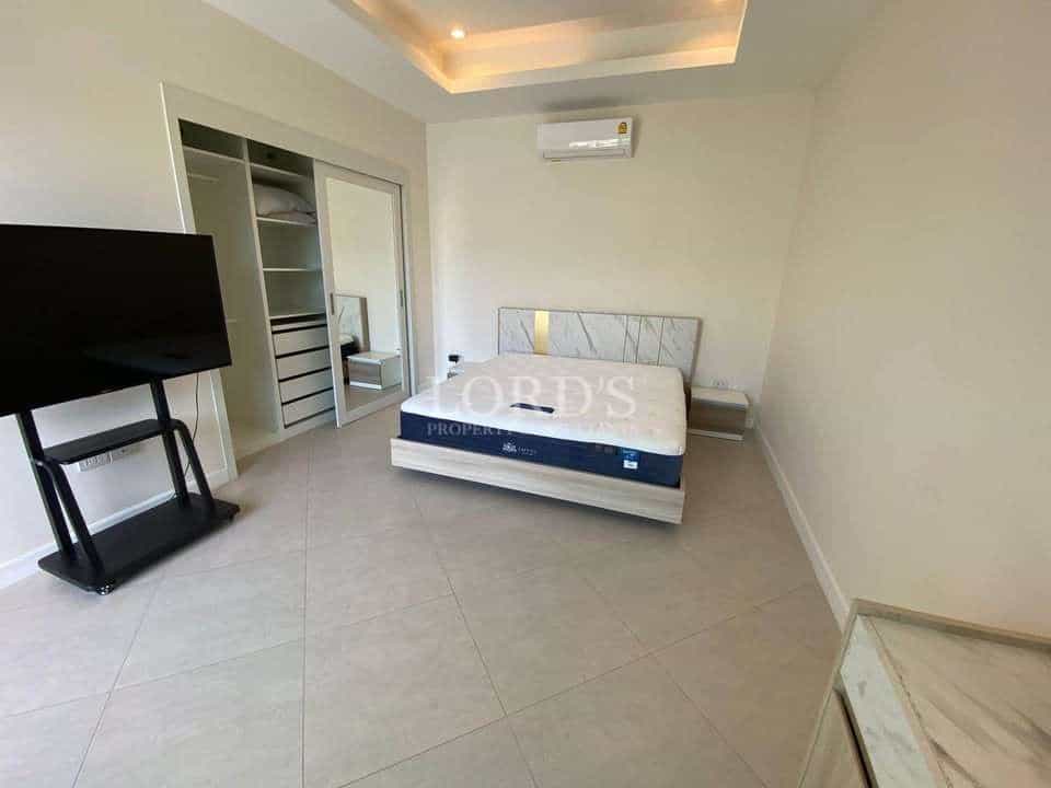 Modern bedroom with minimal furniture