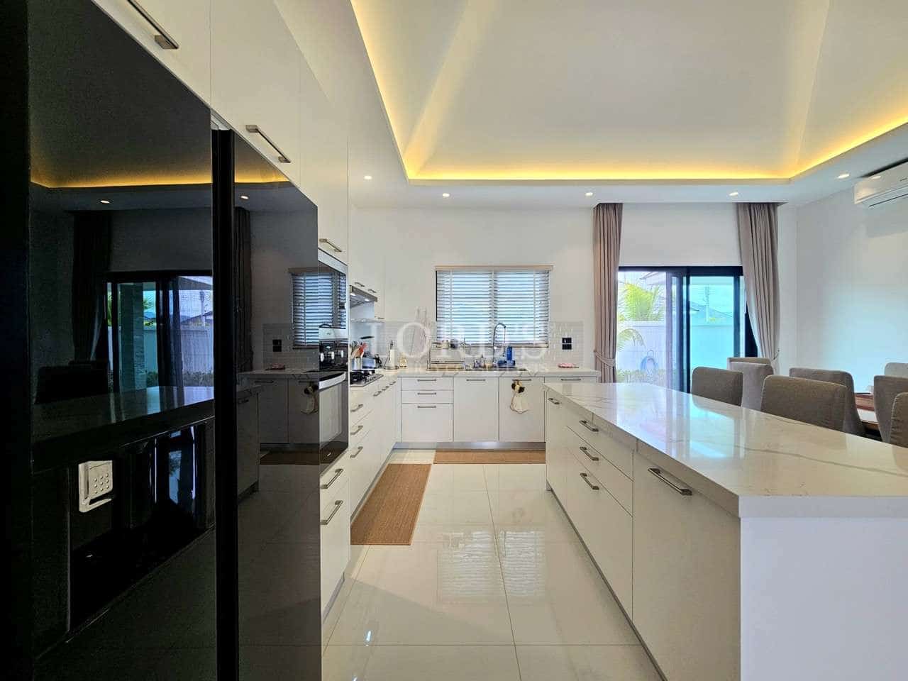 Modern kitchen with sleek design