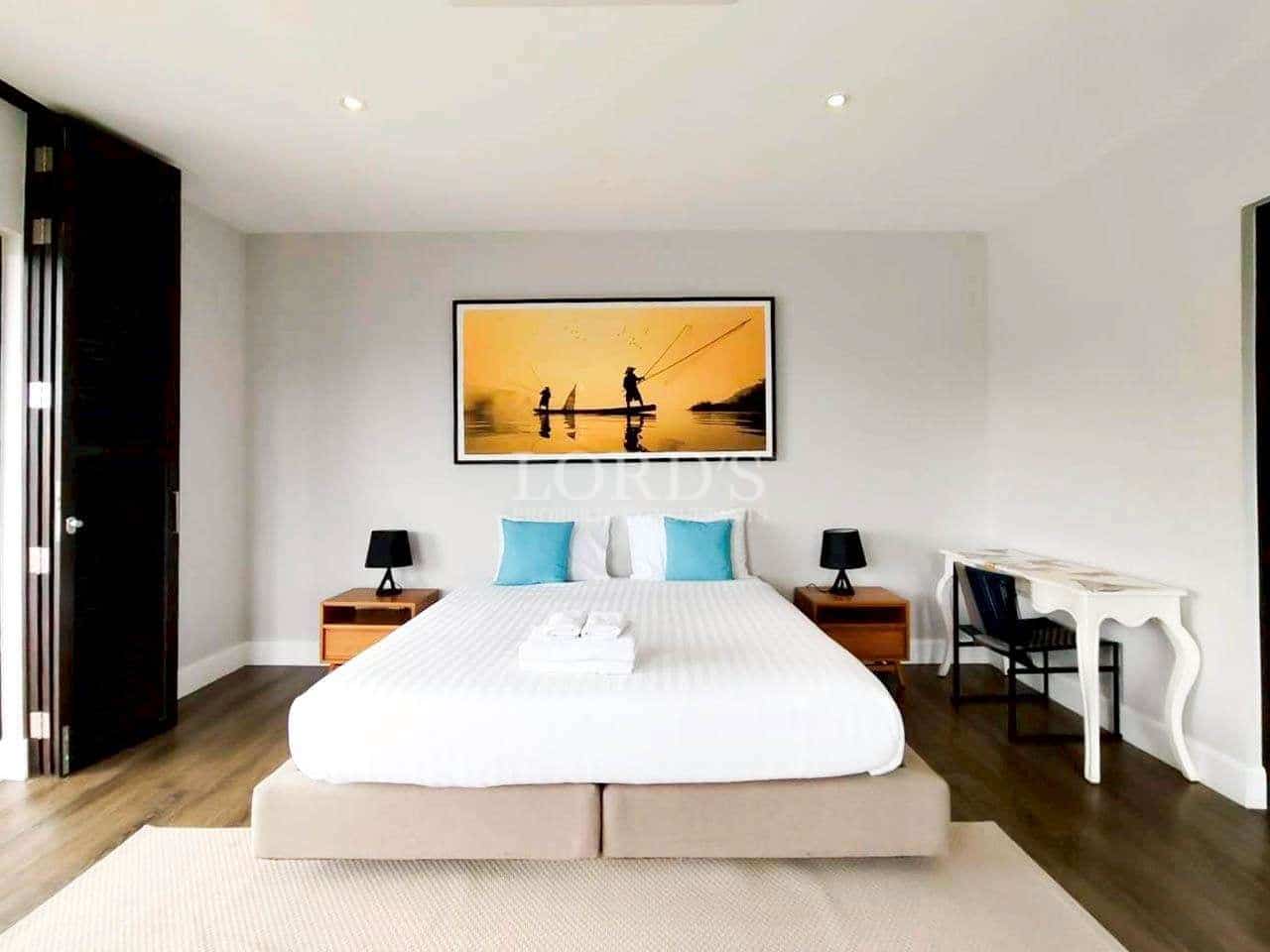 Modern bedroom with minimalist decor