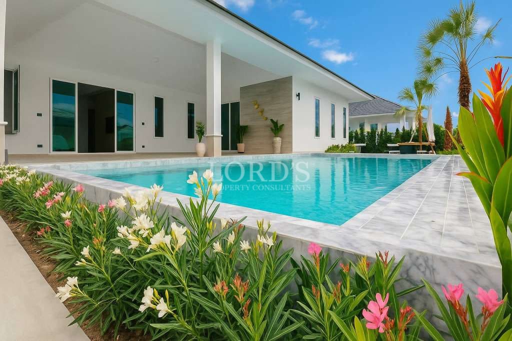 Ready-to-move-in: Beautiful 3 Bedroom Poolvilla in Soi 88 close to town for sale - Hua Hin, Thailand