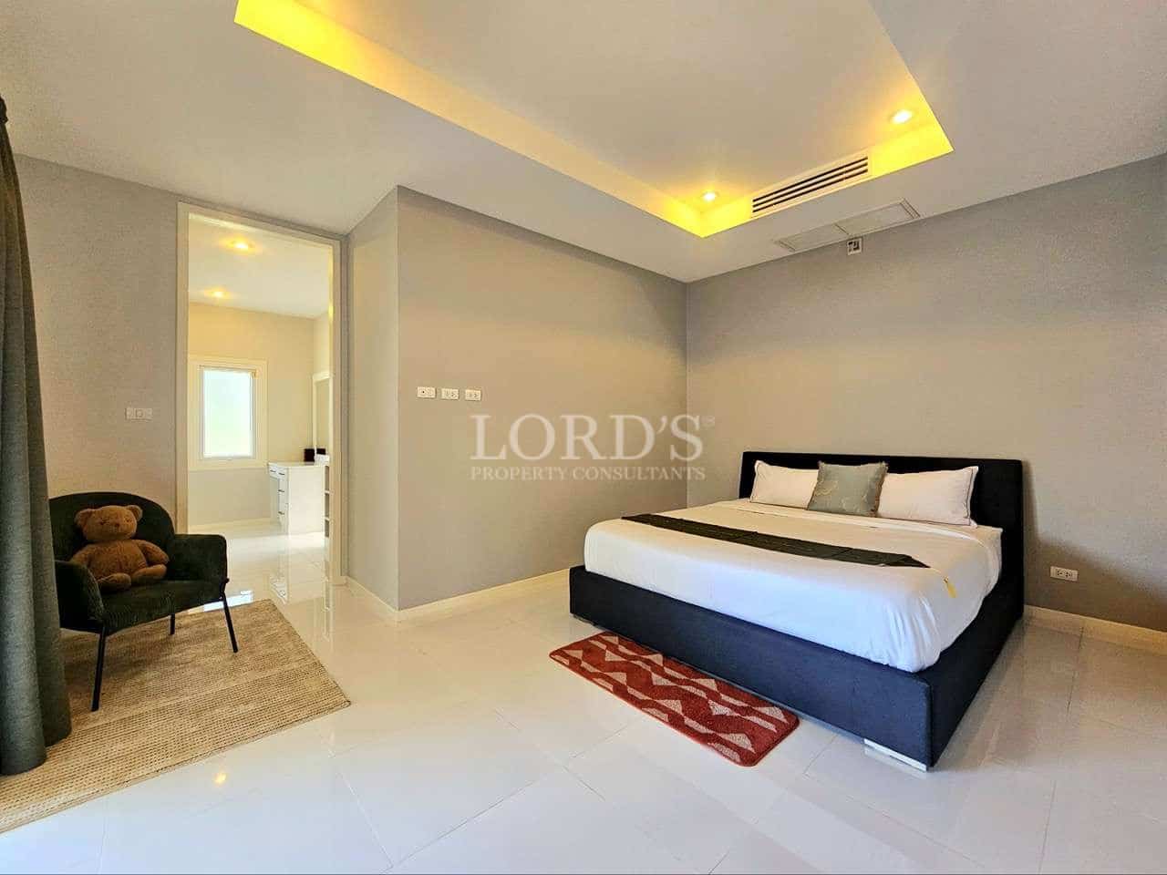 Modern bedroom with minimalist decor