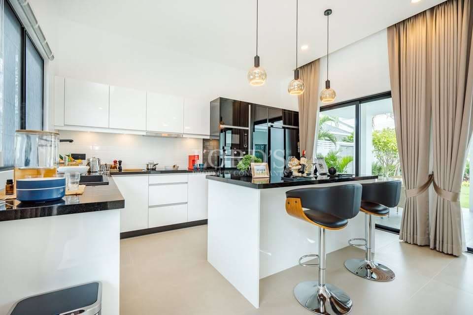 Modern kitchen with sleek design