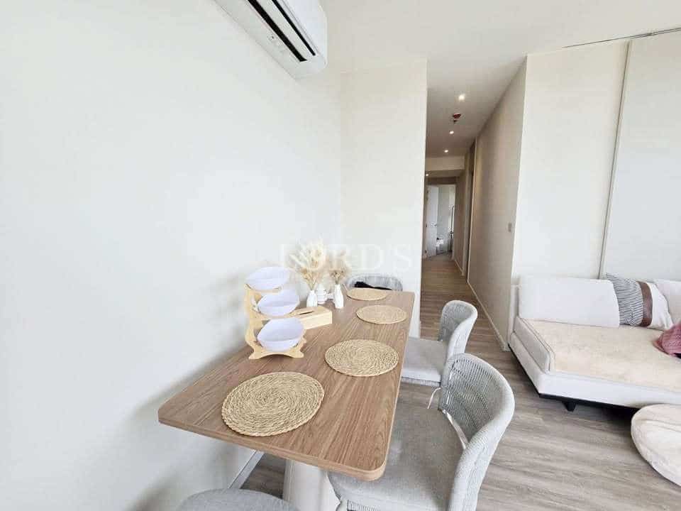 Modern dining area with minimal decor