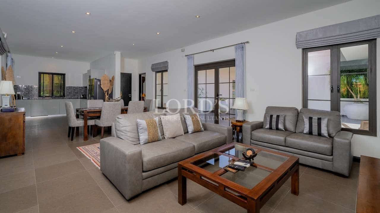 Modern living room with elegant furniture