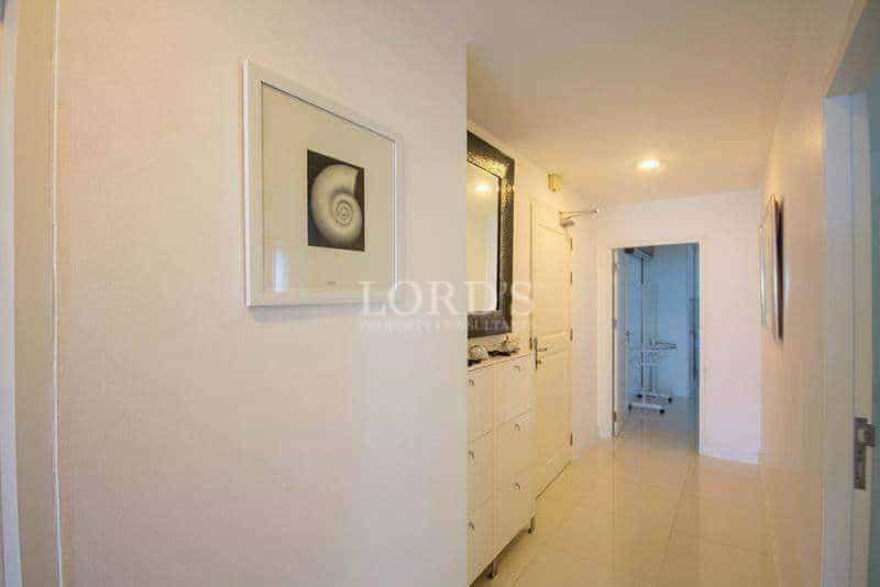 Bright hallway with decorative elements.