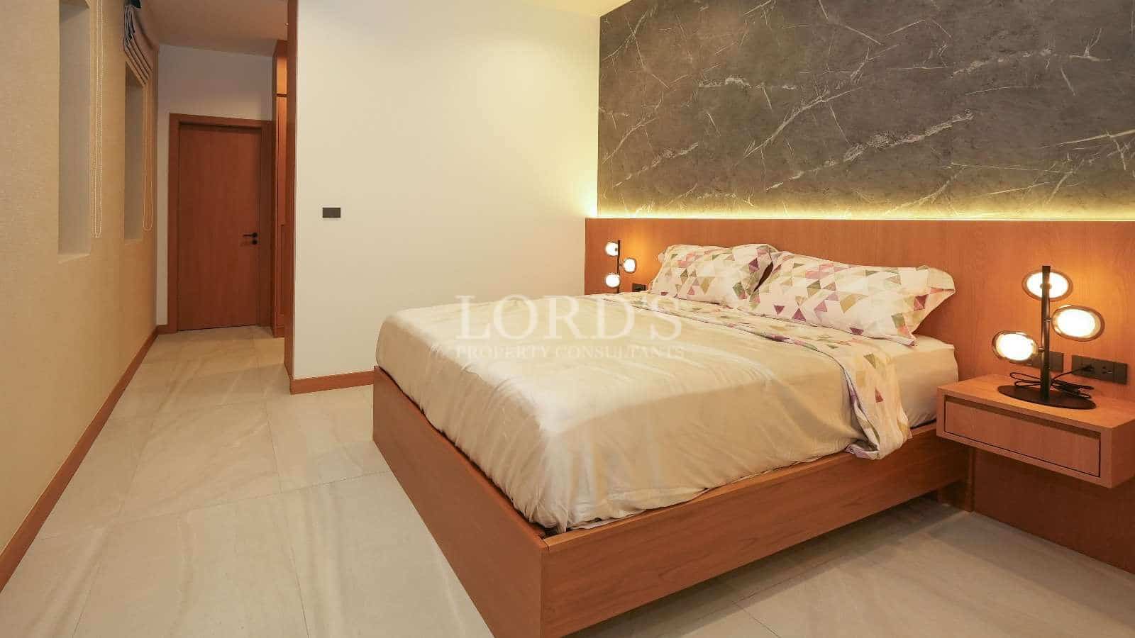 Modern bedroom with minimalist design