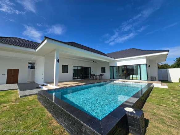 Modern house with swimming pool
