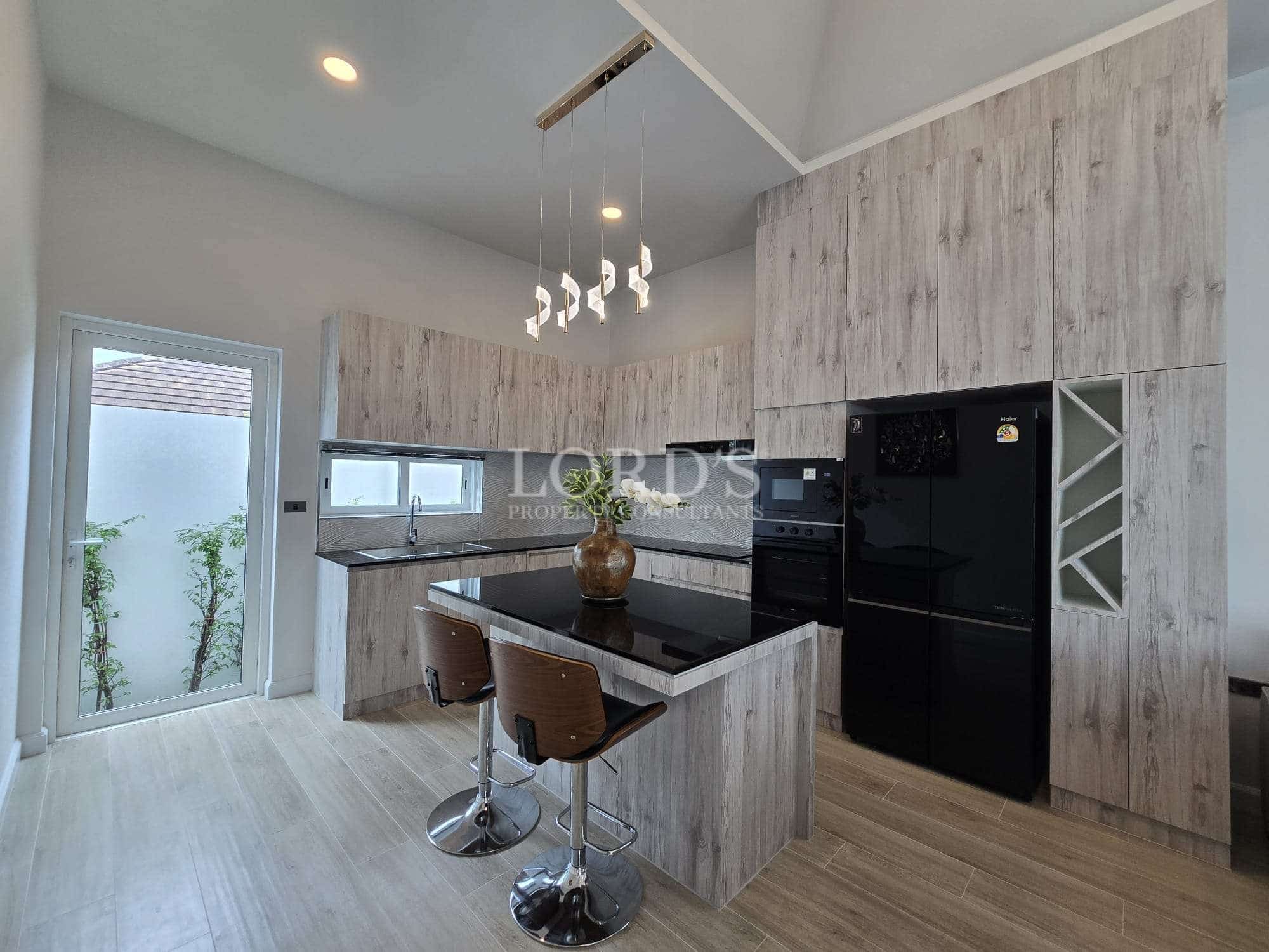 Modern kitchen with sleek design