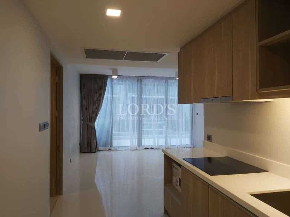 Modern bathroom with shower and sink