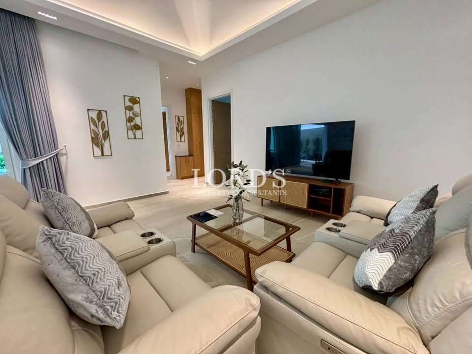 Modern living room with comfortable seating