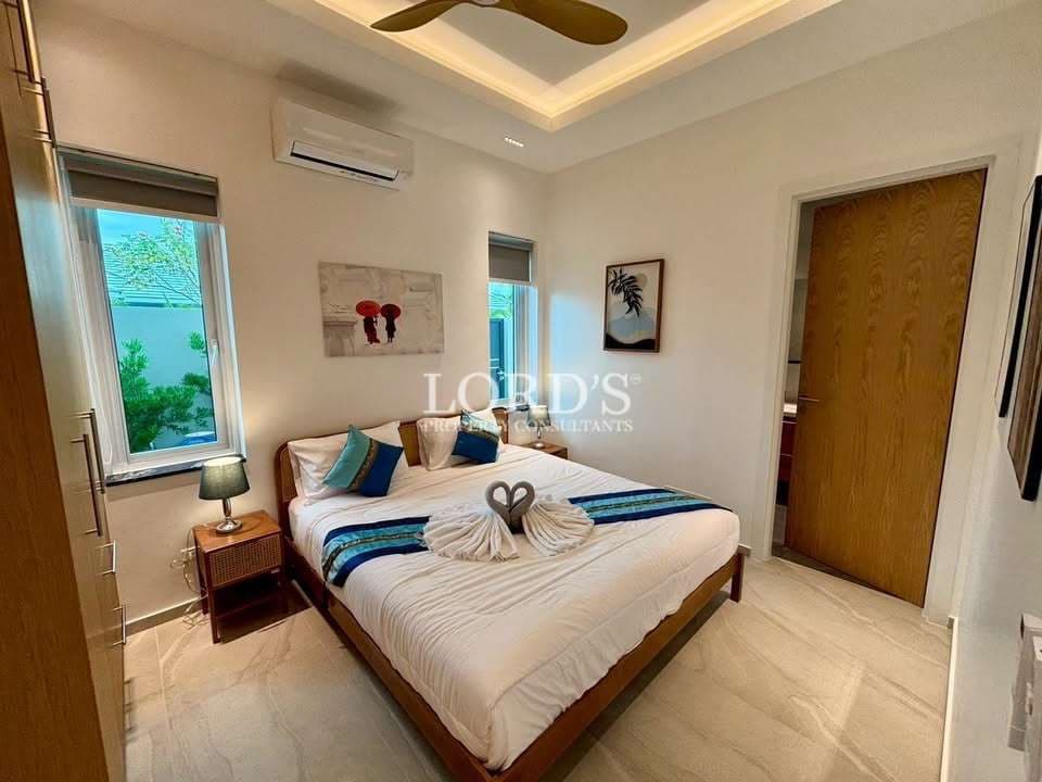 Cozy bedroom with elegant decor.