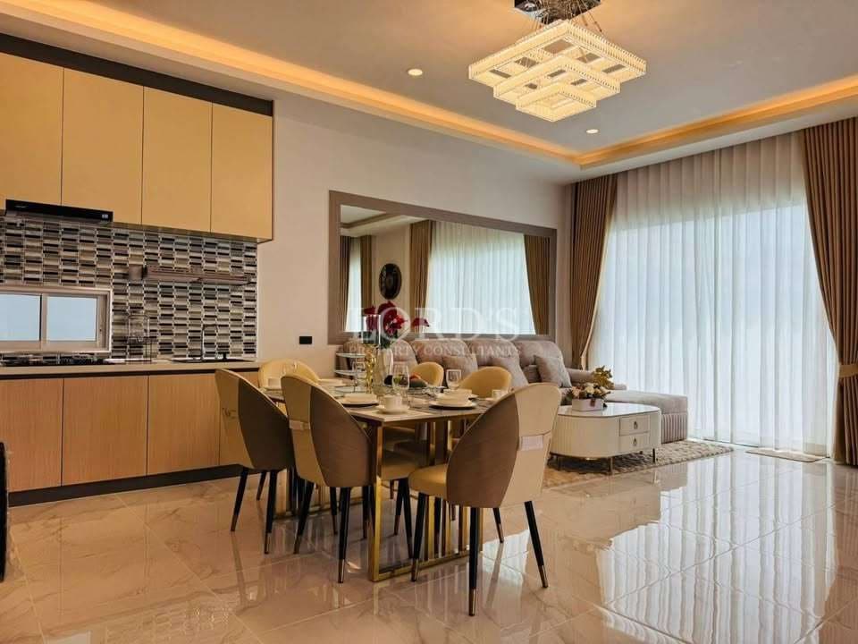 Modern dining area with elegant decor