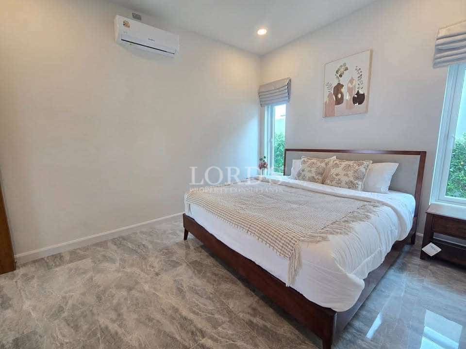 Cozy bedroom with modern decor