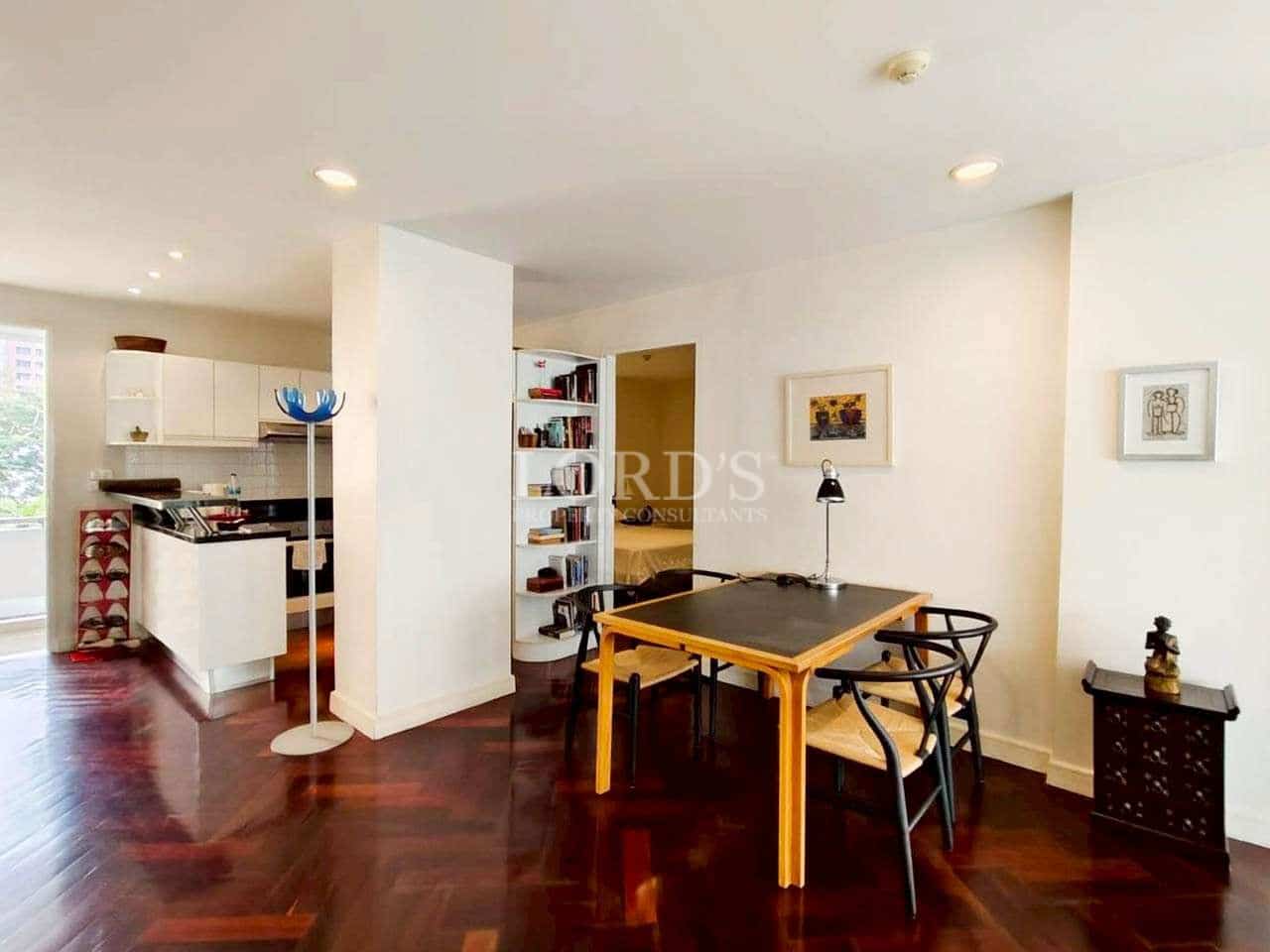 Modern kitchen and dining area