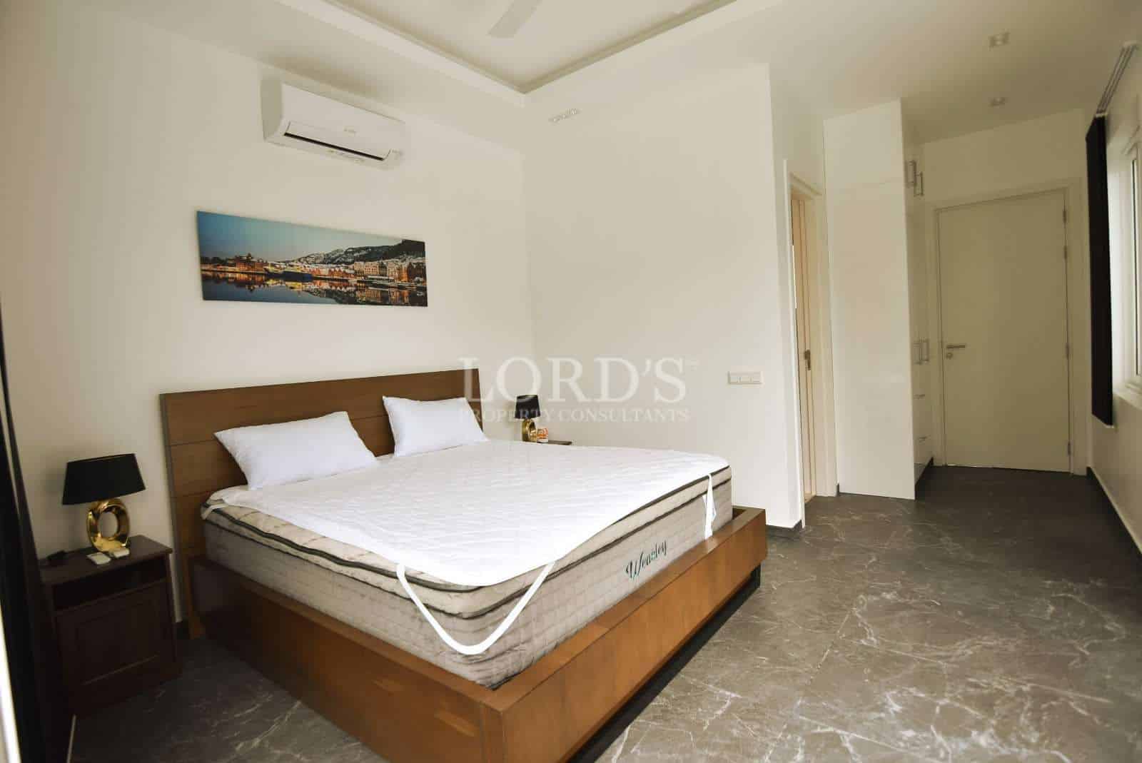 Modern bedroom with minimalist design