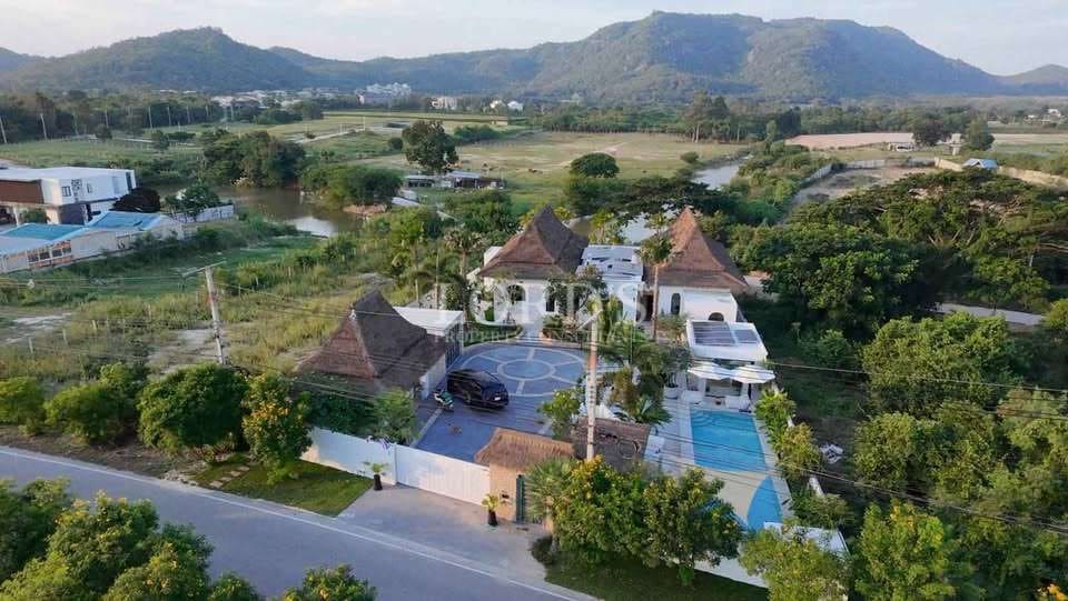 Luxurious villa surrounded by nature