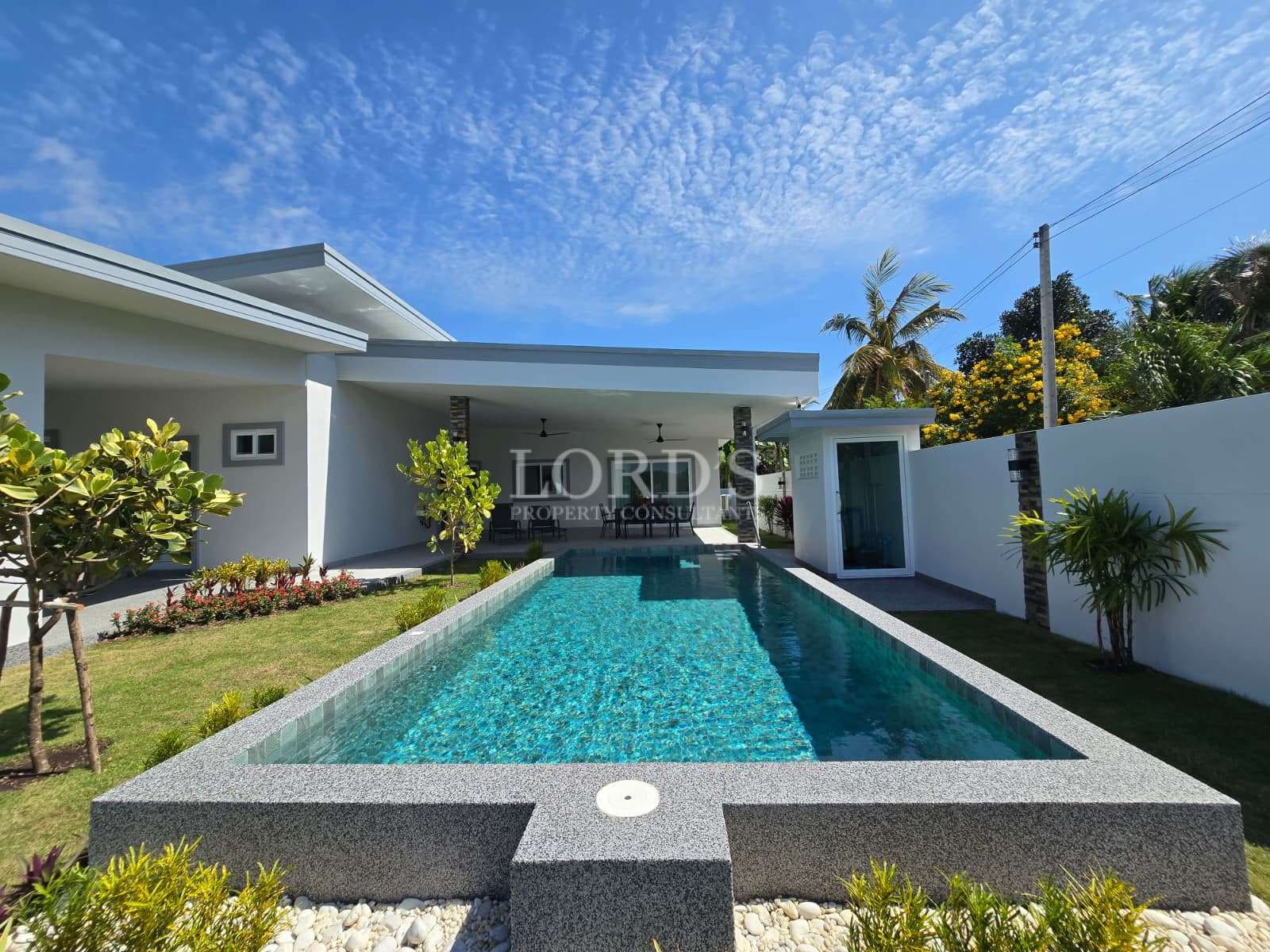 Modern house with swimming pool