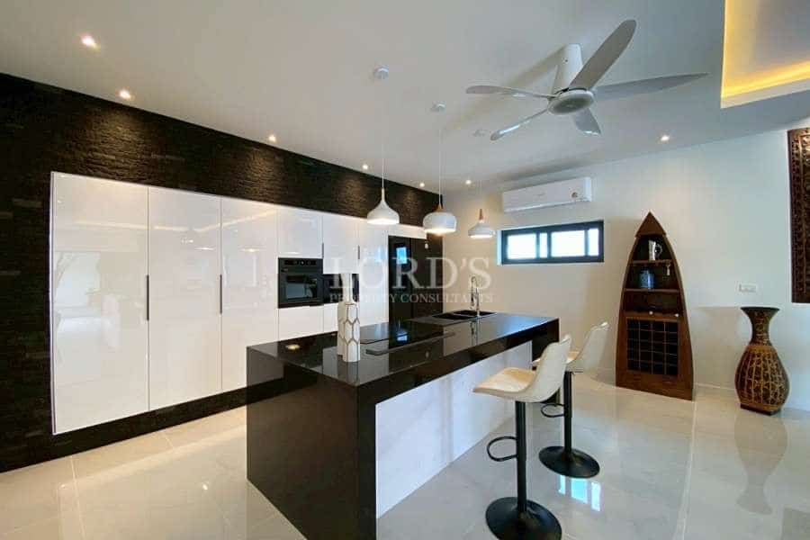 Modern kitchen with sleek design