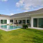 Modern villa with pool and garden