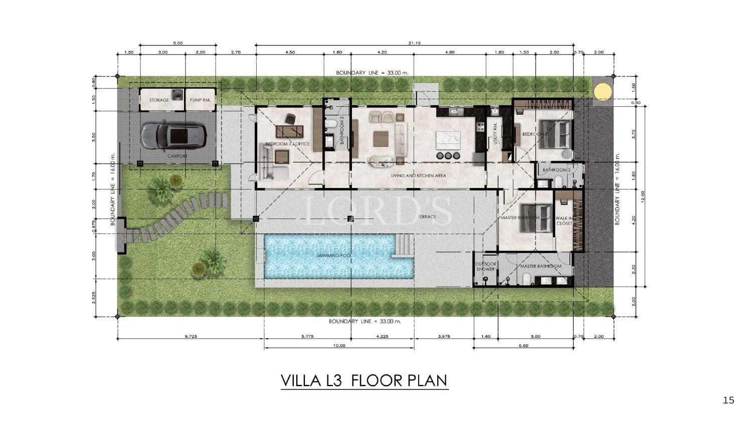 villa l3 floor plan