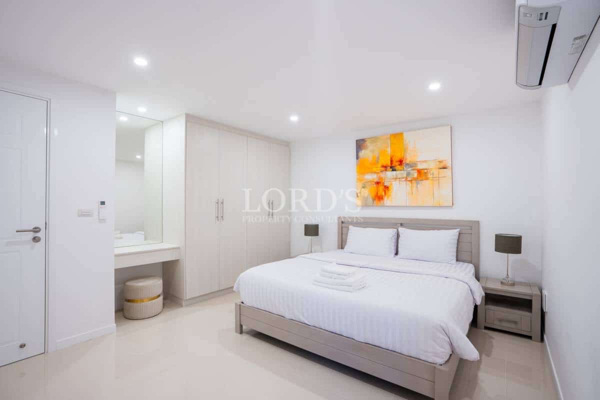 Modern bedroom with minimalist decor