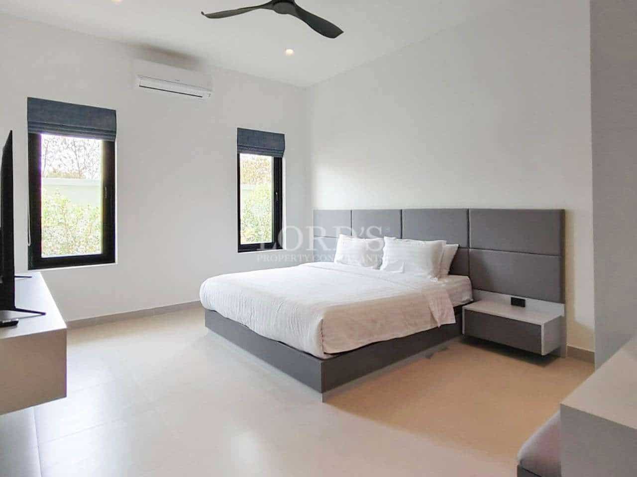 Modern bedroom with minimalist design