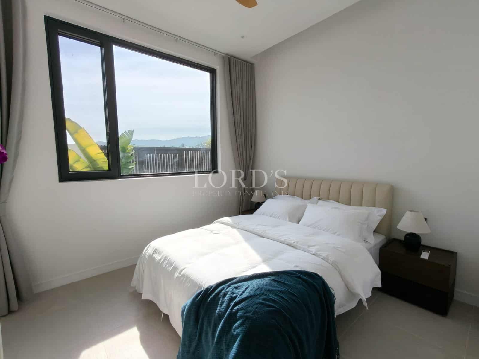 Cozy bedroom with natural light