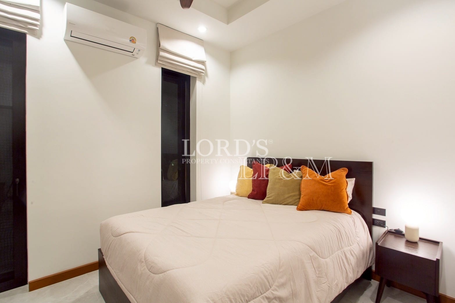 Cozy bedroom with minimalist design