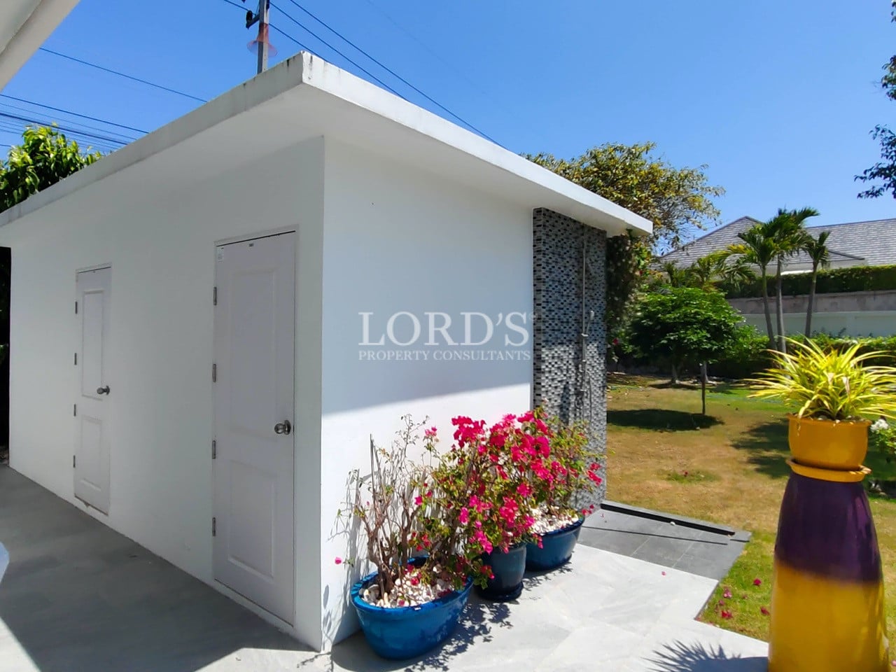 Outdoor storage and utility area
