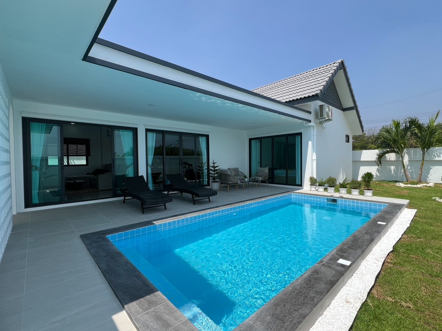 Modern villa with private swimming pool