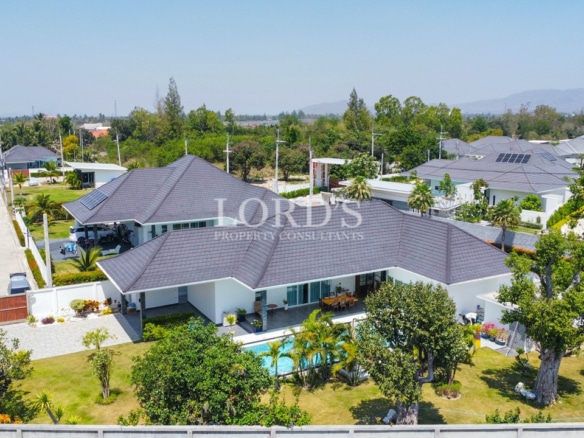 Aerial view of luxury villa property
