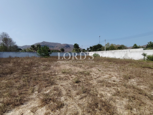 Dry grass land with open sky view